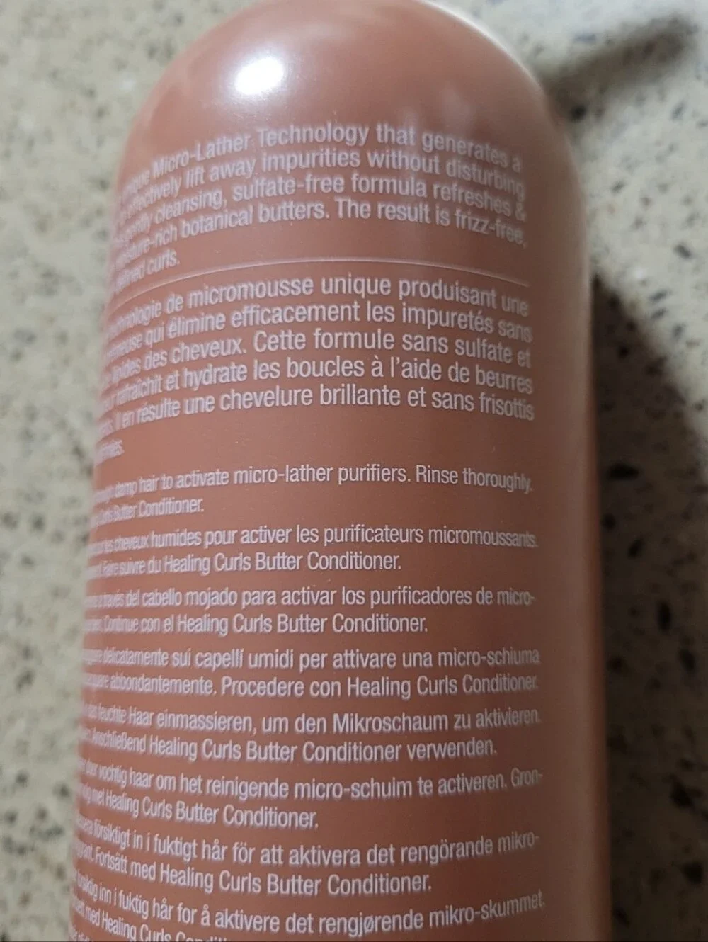 1 LANZA Healing Curls Vegan Butter Complex Shampoo 33.8 oz